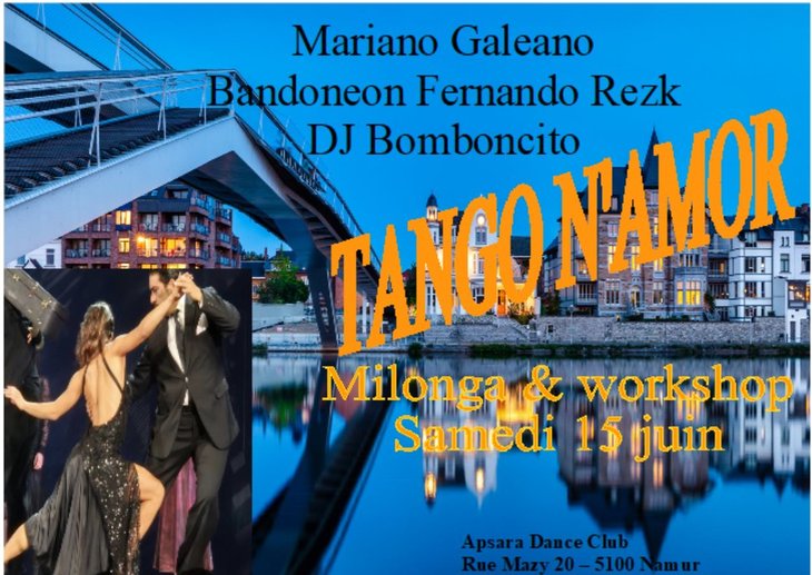 Stages,cours Milonga (tango argentin) WorkShop