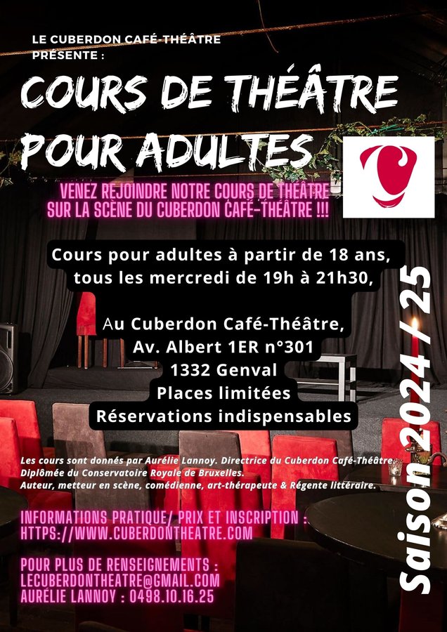 Stages,cours Cours thtre Adultes