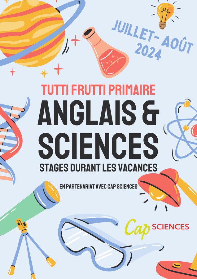 Stages,cours Anglais & Sciences
