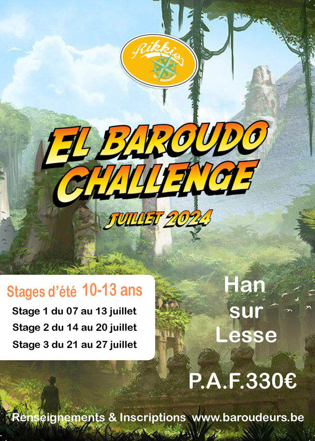 Stages,cours Stage vacances residentiel pour enfants Baroudo Challenge