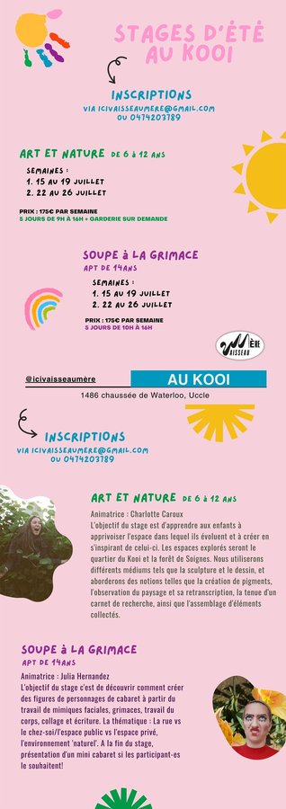 Stages,cours Art nature
