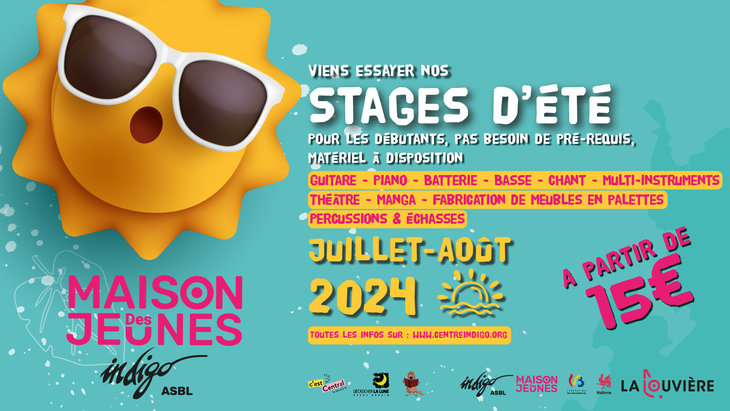 Stages,cours Stages d t Centre Indigo asbl