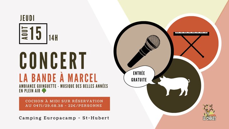 Concerts Concert bande  Marcel