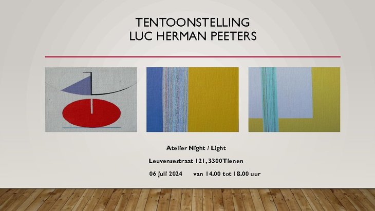 Expositions Vernissage artiste peintre Herman Peeters