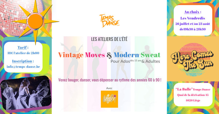 Stages,cours Atelier dt Vintage Moves & Modern Sweat