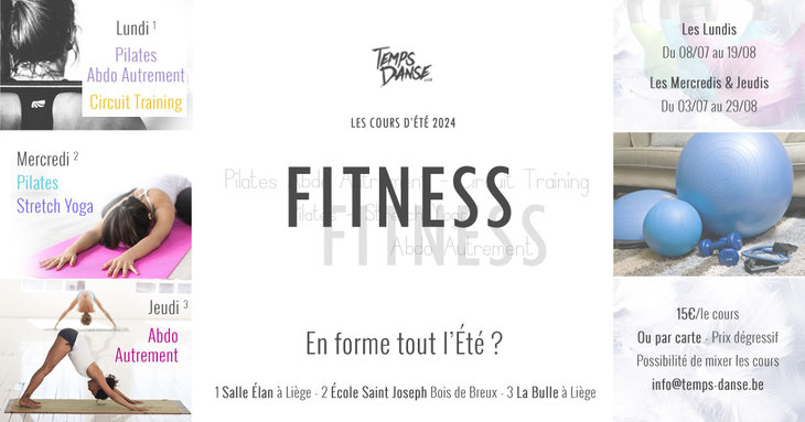 Stages,cours Fitness : Pilates